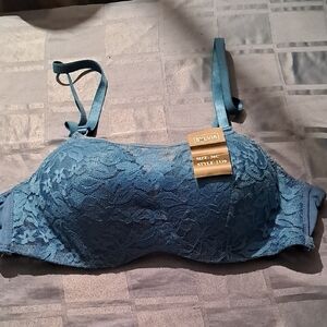 NWT Sylvia Blue Lace Bra